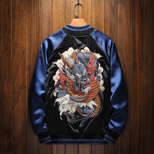 Japanese Blue Dragon Sukajan Jacket